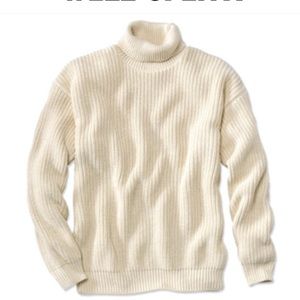 Orvis cream color submariner sweater